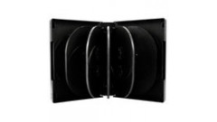 DVD Case pre 12 discs, 39 mm, black/čierna